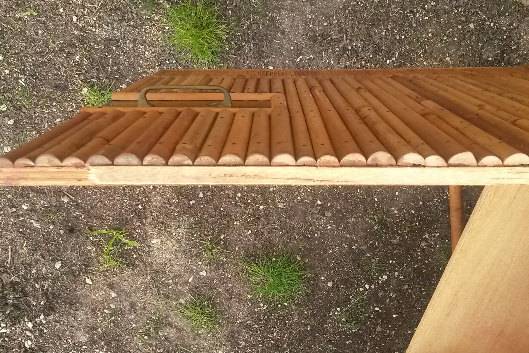 1950 vintage rattan buffet