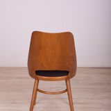 4 lollipop dining chairs from tatra, 1960s