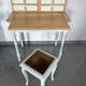 Coiffeuse / Bureau rénové et Tabouret velours, Touche Naturelle Moderne