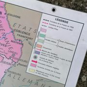 Old historical map Armand Colin The revolutionary France-Paris during the Revolution