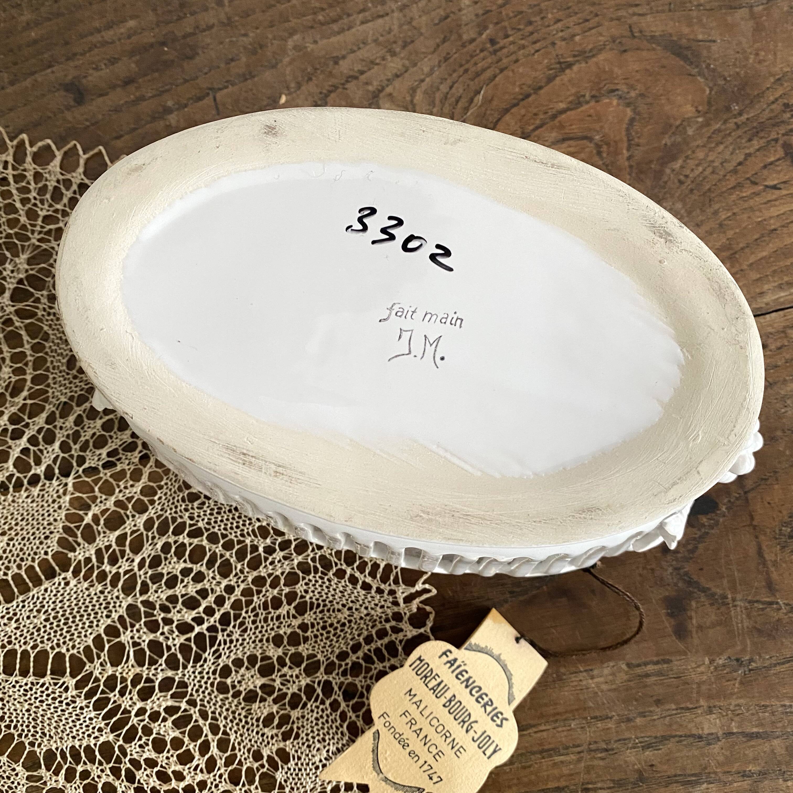 Malicorne Jules Moreau openwork basket