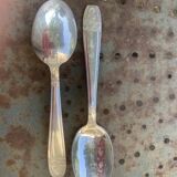 Cutlery set consisting of 49 pieces in silver metal, antique and collector's item