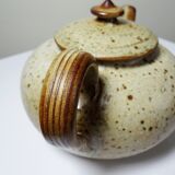 Glazed stoneware teapot by Jean-Pierre Prud’homme, La Borne, 1960s.