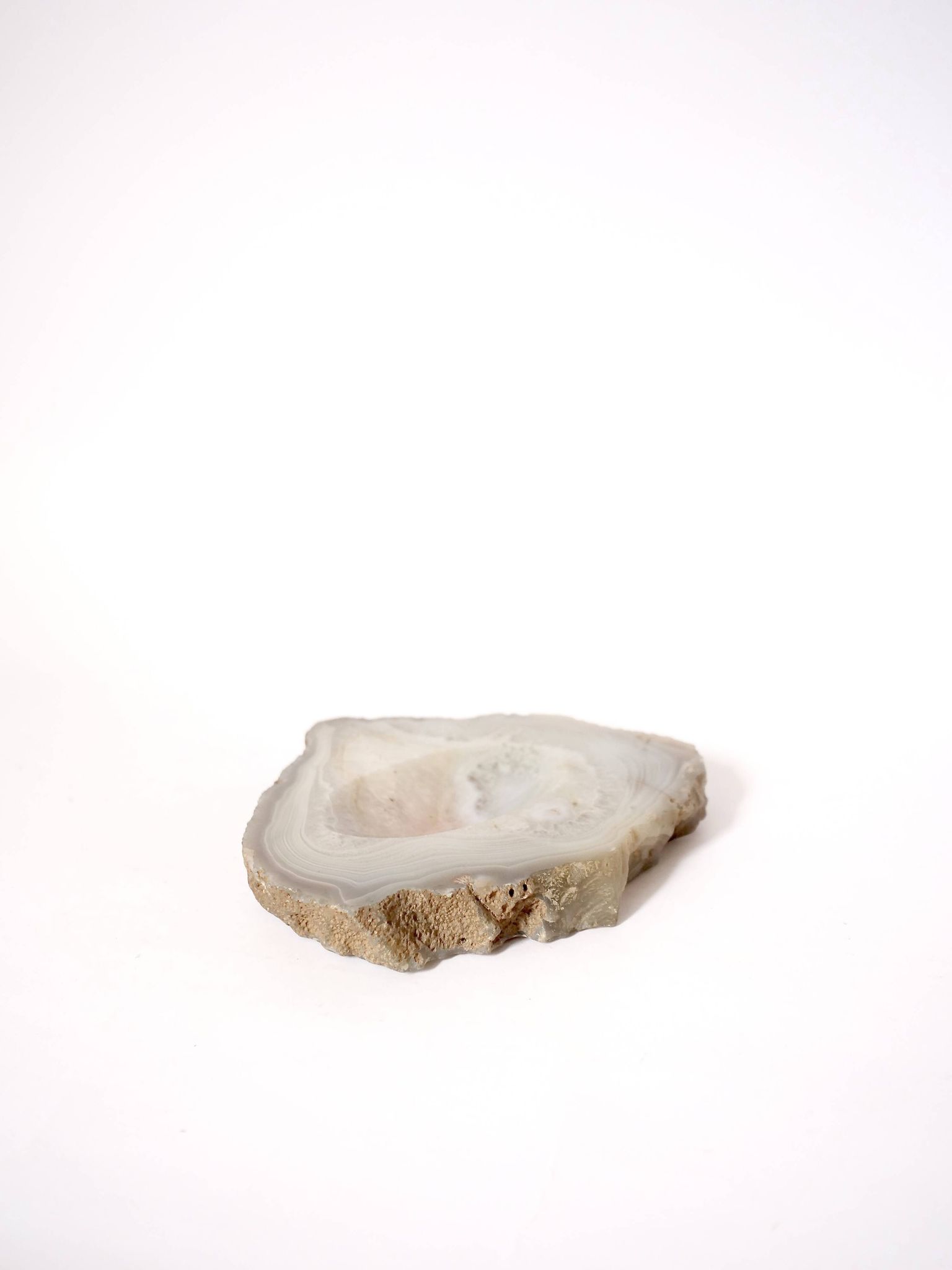 coupelle de délicate attention en pierre naturelle d' Agate italy 1960