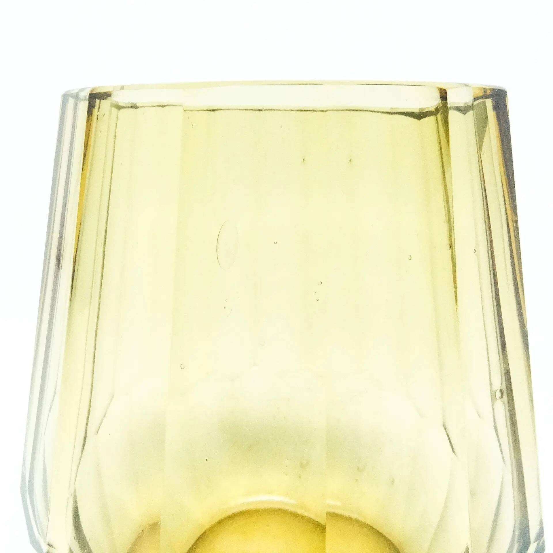 Art Deco vase, crystal, Czechoslovakia, 1930s