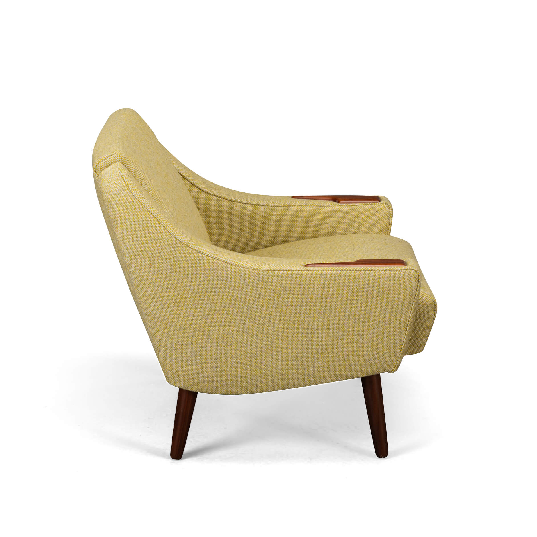 Reupholstered Vintage Armchair by Johannes Andersen, 1960s