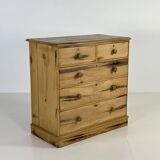 English chest of drawers pine wood