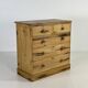 English chest of drawers pine wood