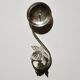 Silver-plated candle holder