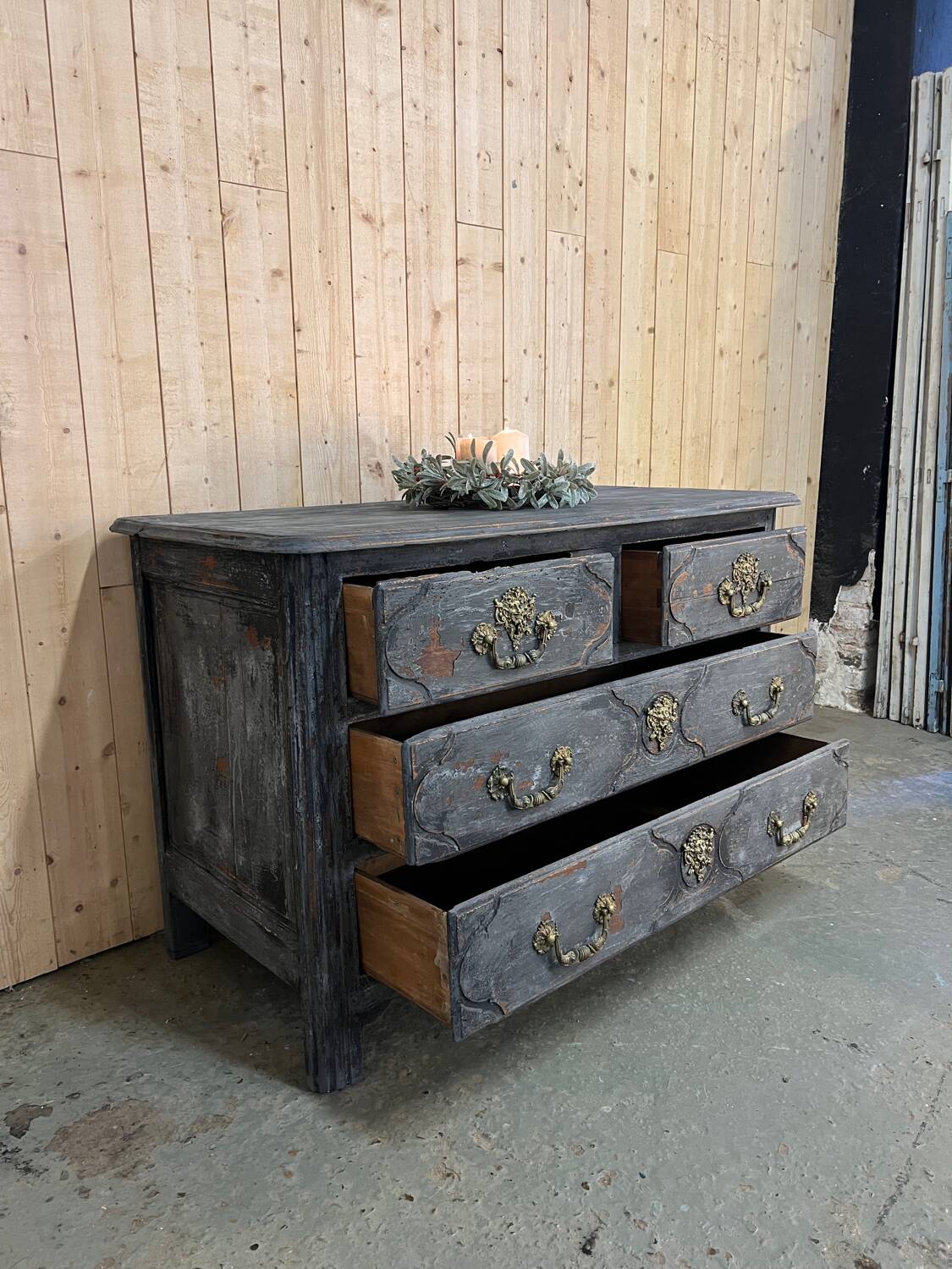 18th century patinated chest of drawers