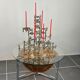 Set of 5 modular candle holders bmf nagel 1970