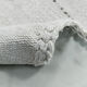 2x8 white brown hemp runner rug 57x260cm