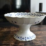 Compotier faience Saint-Amand Nord Barbeau iron earth late nineteenth early twentieth