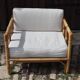 Rattan armchair Italy by Dal Vera 1970