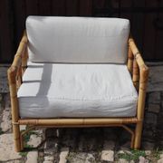 Fauteuil en rotin par Dal Vera, Italie 1970