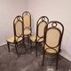 Chaises de salle à manger, bois courbé, M 17, dossier haut, 1 sur 4