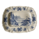 Antique rectangular plate in Sarreguemines earthenware.