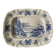 Antique rectangular plate in Sarreguemines earthenware.