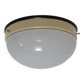 Midcentury glass ceiling lamp