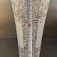 Large Bohemian crystal vase, 20th century