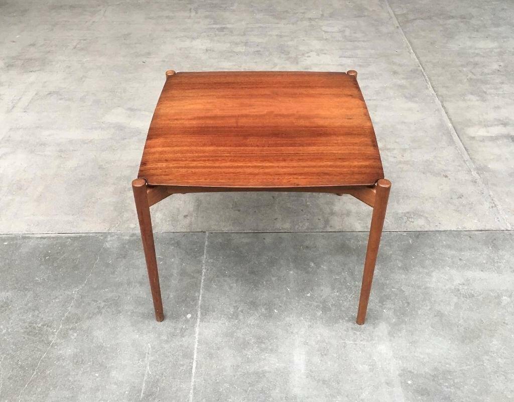 Mid-century German coffee table series 400 in teak by Hartmut Lohmeyer for Wilkhahn, 1950s.