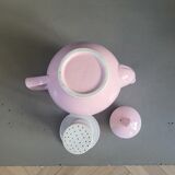 Antique pink porcelain teapot with filter - 1.5L - Ref 886