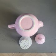 Antique pink porcelain teapot with filter - 1.5L - Ref 886