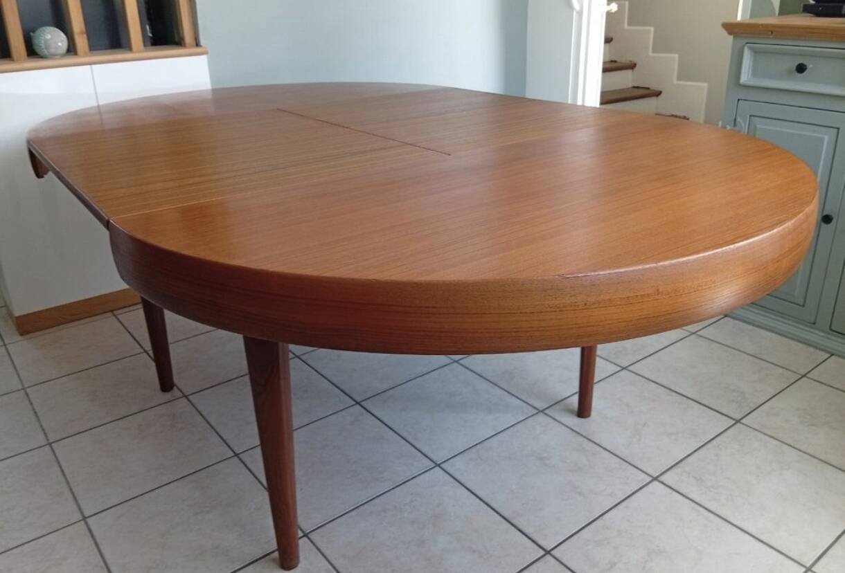 Table scandinave vintage teck