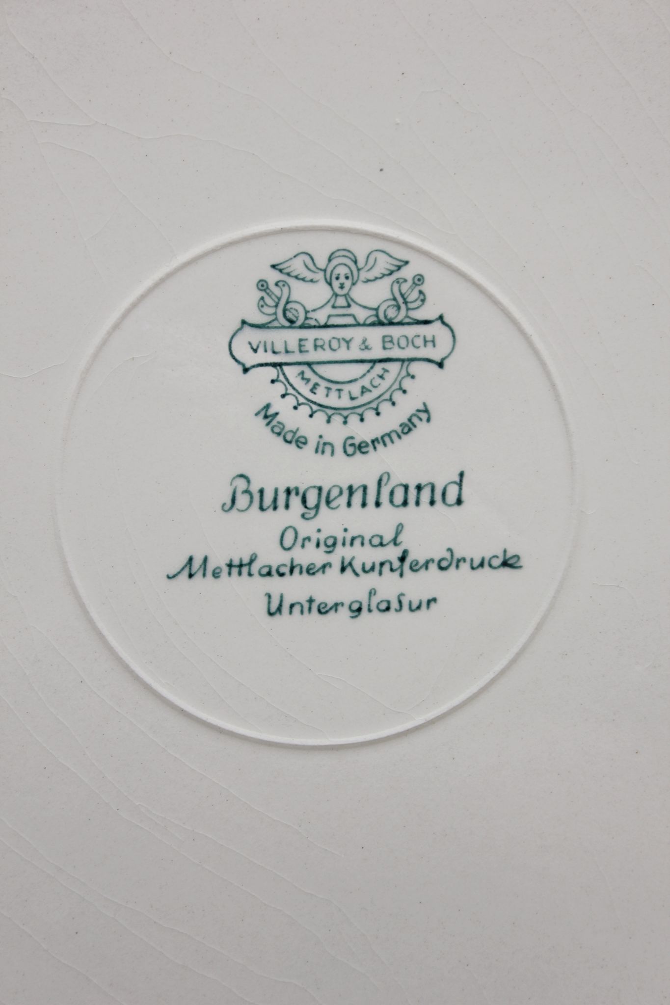 Vintage Villeroy and Boch "Burgenland" earthenware round dish