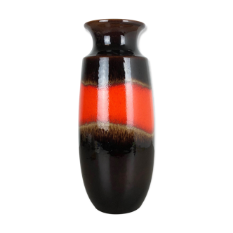 Vase fat lava multi couleur numéro 239-41 fabriqué par Scheurich, années 1970