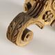 Antique gilded wooden candelabrum with 7 arms, 19th-20th century.