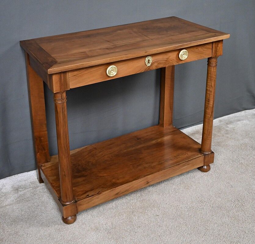 Console de propriété en noyer, époque Empire – début XIXe