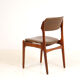 Rosewood and leather chair by Erik Buch for Oddense Maskinsnedkeri 1960