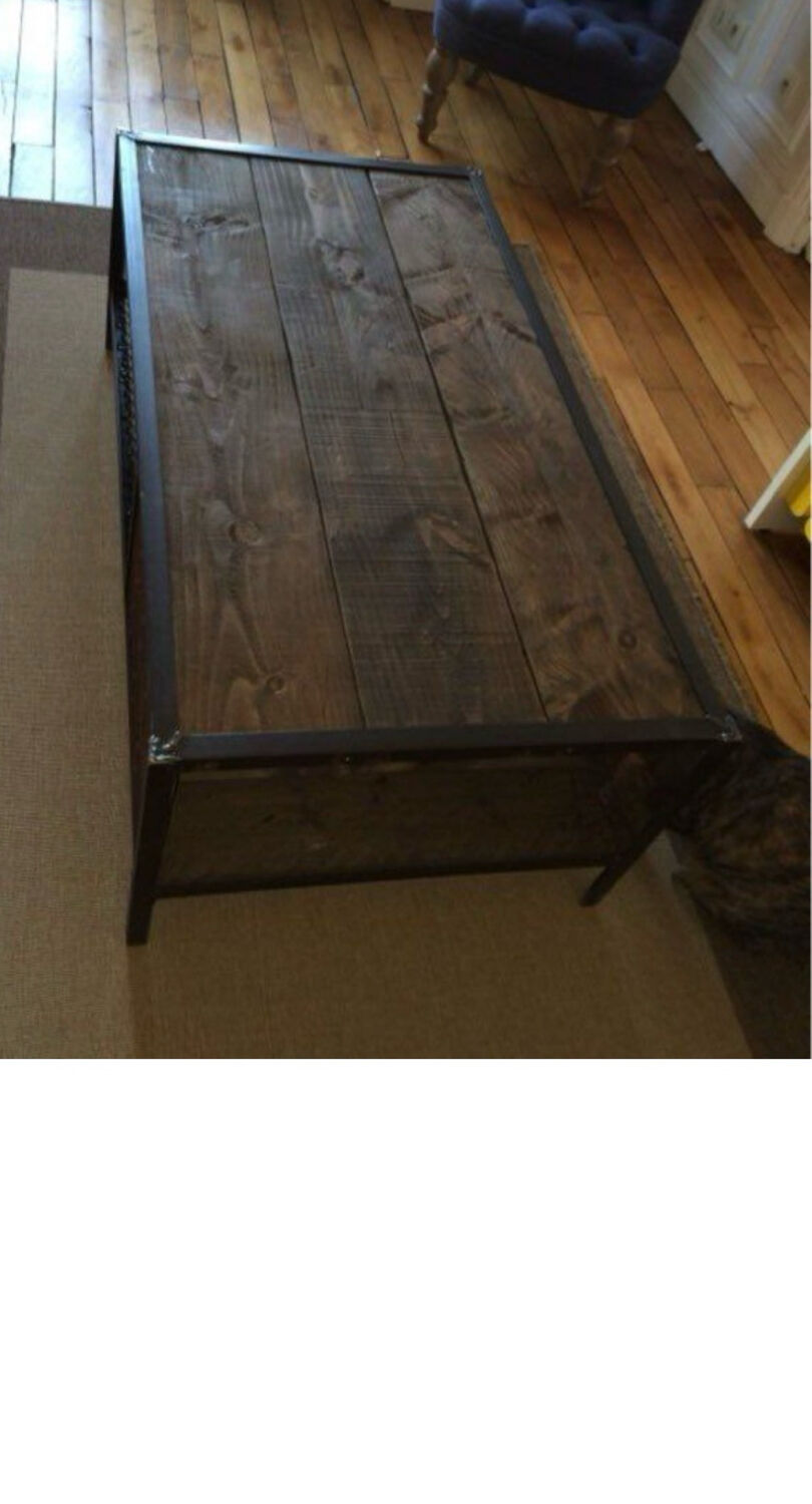 Industrial style coffee table