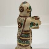 Bougeoir anthropomorphe artisanal circa 1960