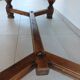 Centenary table in solid oak – Spanish Renaissance style (180 cm).