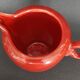 Ceramic cream pot in raspberry colour B. Letalle Saint Clément.