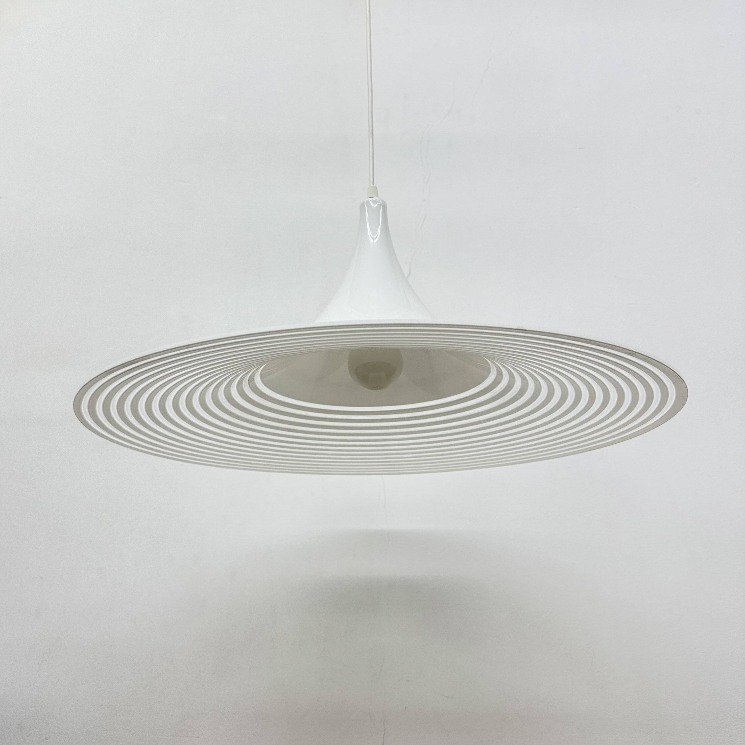 Vintage lucite hanging lamp By Meblo Guzzini, 1980’s