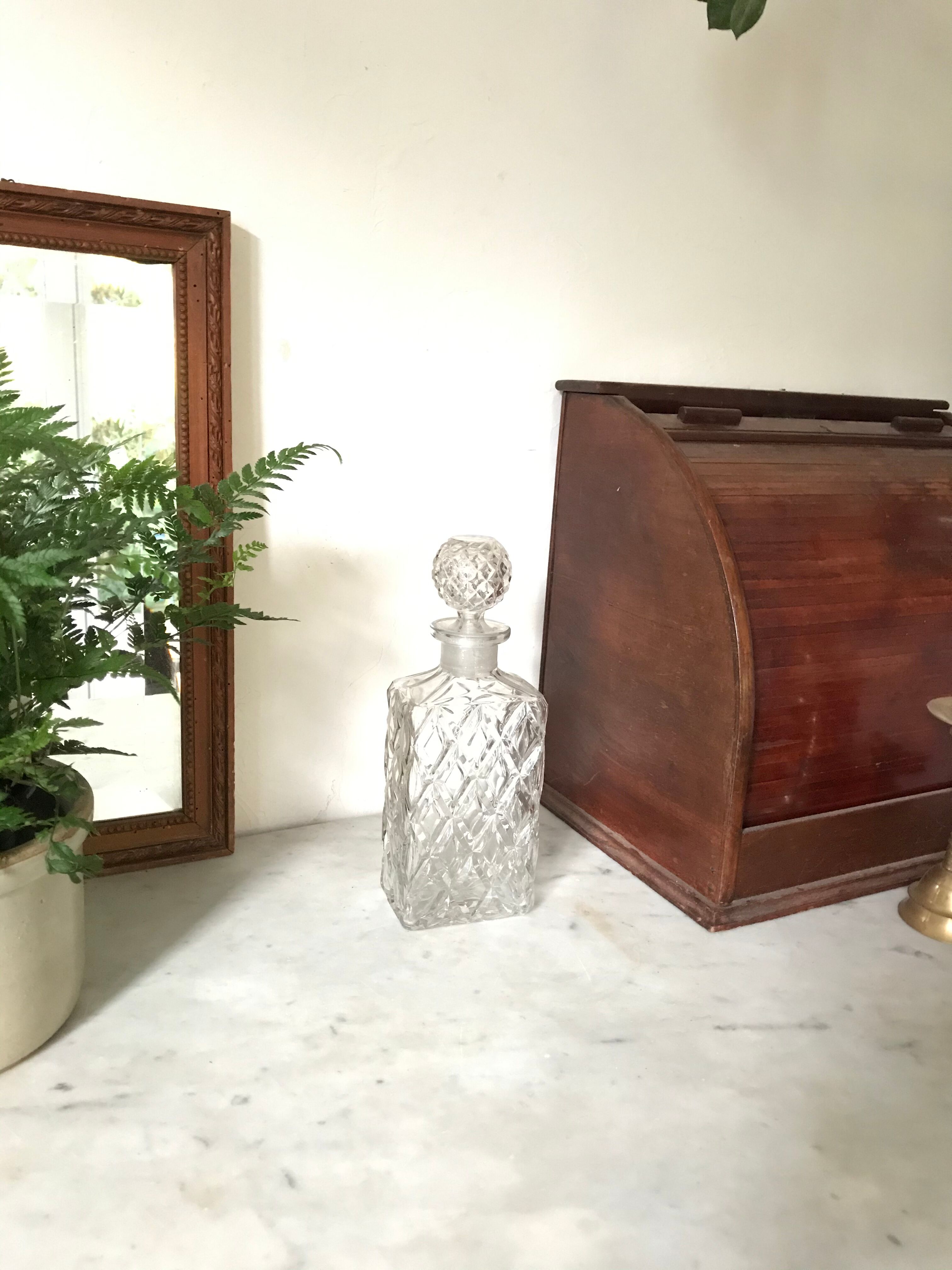 Vintage whisky carafe