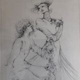 Lithograph by Leonor Fini