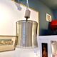 Suspension vintage verre et opaline