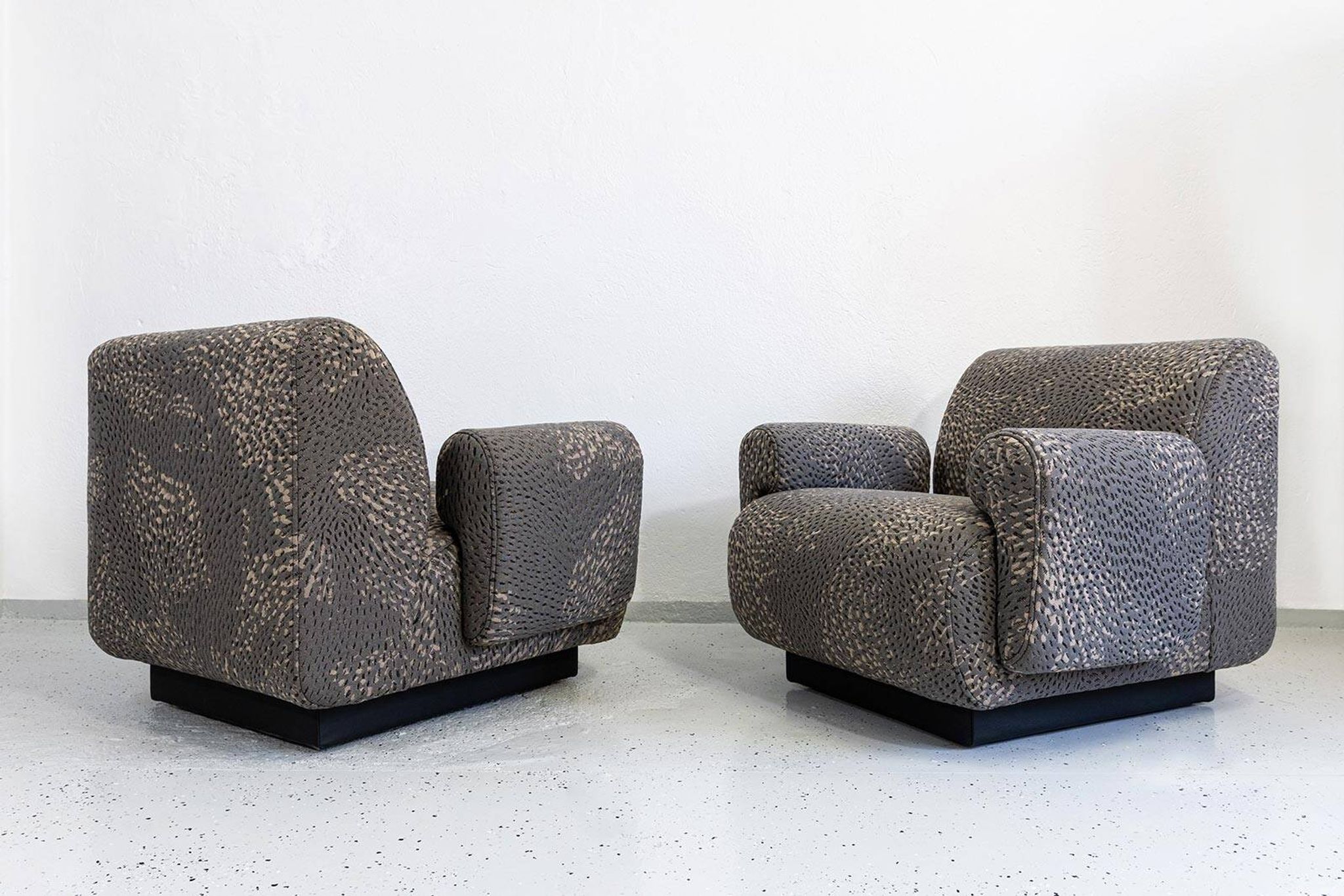 Vintage armchairs By Eberhard Geißler, Oelsa, Germany, 1970s