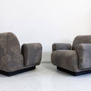 Vintage armchairs By Eberhard Geißler, Oelsa, Germany, 1970s