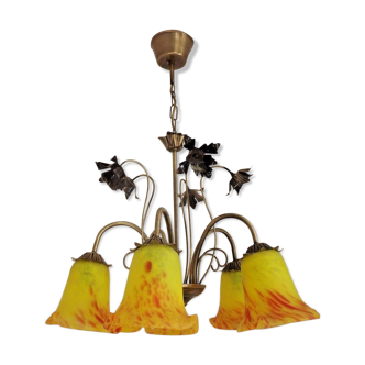 French 5-light suspension