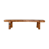 Primitive solid wood coffee table