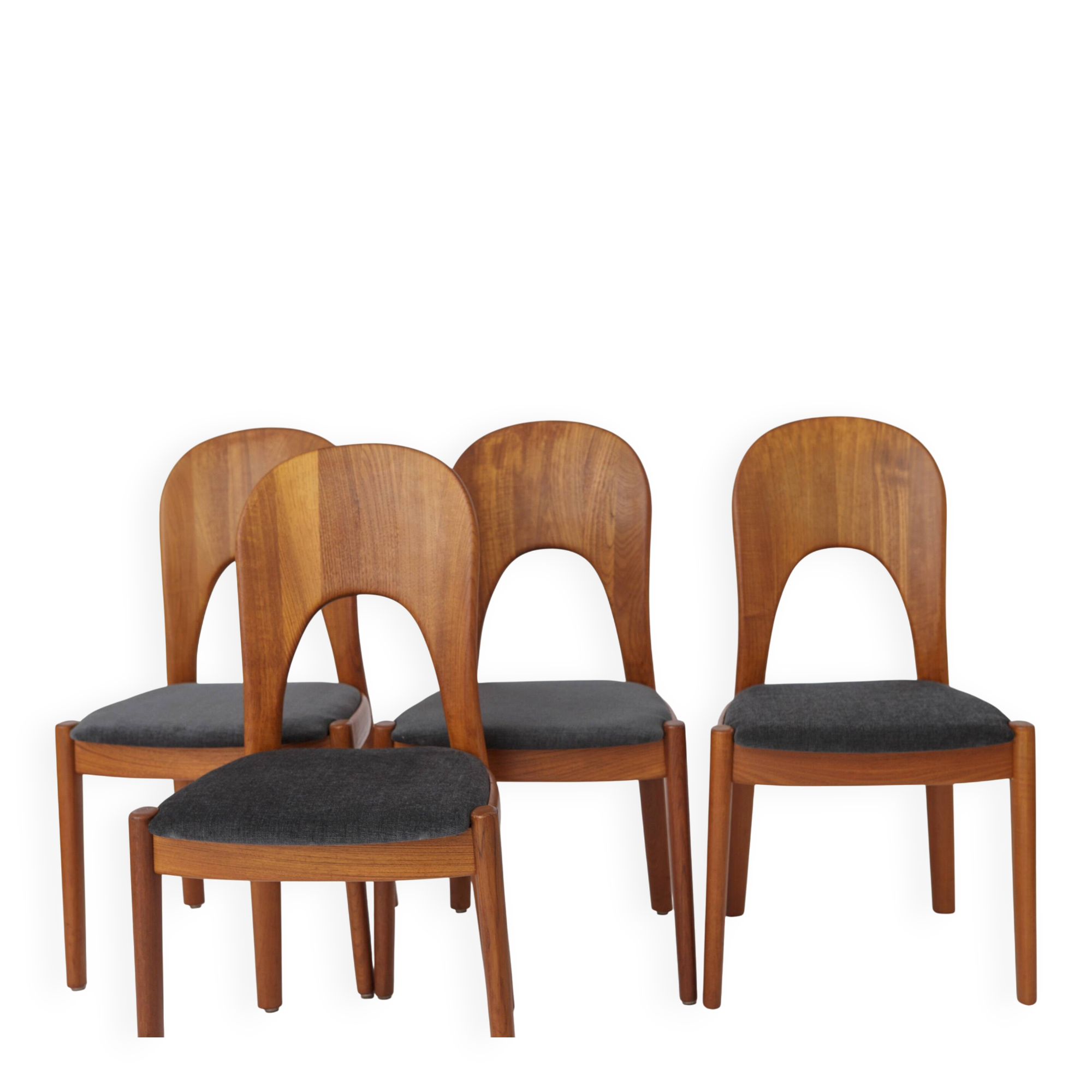 4 of 10 Dining Chairs by Danish Designer Niels Koefoed (1970s)