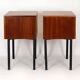 Mid-Century Modern Czechoslovakian Mahogany Nightstands by Up Závody, 1970s