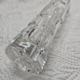 Vintage crystal tube vase