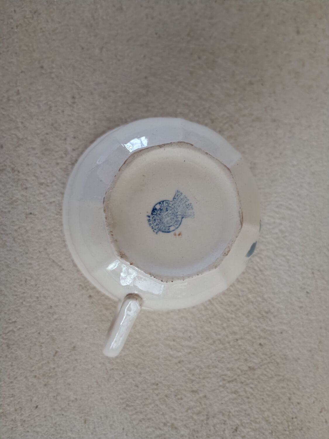 Badonviller iron earth chocolate cup