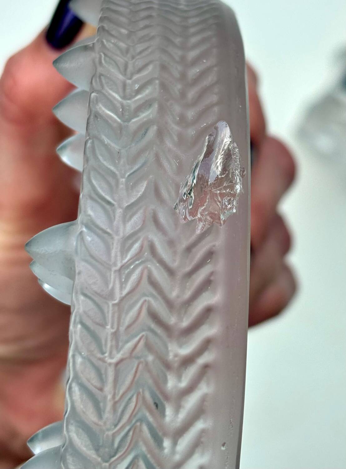 Lalique two ashtrays